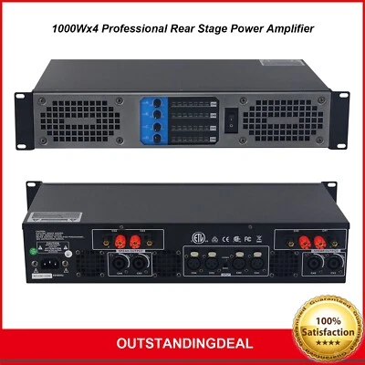 1000Wx4 Professional Rear Stage Power Amplifier Stage Performance KTV High Power - Image 1 of 4