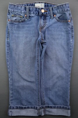 Джинсы для девочек 2012 Old Navy Capri средняя стирка регулируемый пояс размер 8 плюс - Изображение 1 из 4