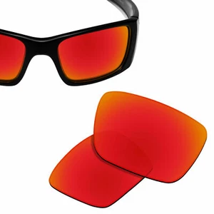 Polarized Replacement Lenses for-OAKLEY Fuel Cell Sunglasses Orange Red UVA&UVB - Picture 1 of 5