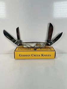 German Creek Congress Pocket Knife Heritage Series Silver Pearl Handle 4 Blades - Picture 1 of 13