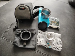 Canon powershot a85 a80 a95 accessories bundle macro filter telescope mount lens - Picture 1 of 13