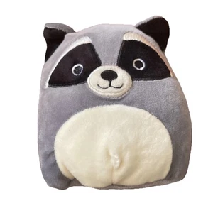 Squishmallow Kellytoy *Rocky* Waschbär Stofftier Plüschtier grau ca. 5 Zoll - Bild 1 von 10
