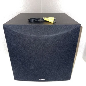Yamaha NS-SW050BL 8 in. 100W Powered Subwoofer - Black - Picture 1 of 7