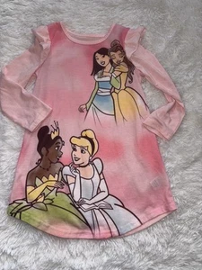 Disney Princess girls sz. 4/5 pink design nightgown. Adorable, fun - Picture 1 of 8