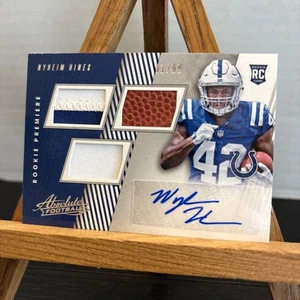 Nyheim Hines 2019 Absolute Football Rookie Premier RPA 91/99 Colts RC Material - Picture 1 of 3