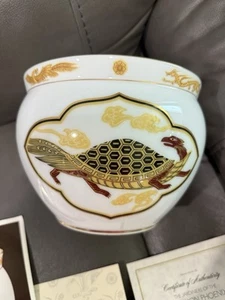 Okura Toen Suzaku Limited Edition Franklin High-Quality Porcelain Vase - Picture 1 of 10