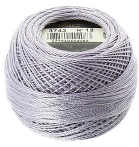 DMC Pearl Cotton 131 Yard Ball - Size 12 - Color 3743 Lilac - Picture 1 of 1