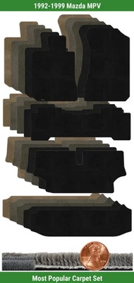 Juego de alfombrillas Lloyd Custom Ultimat para Mazda MPV 1992-1999 (5 piezas) #W7M Foto 1 de 4