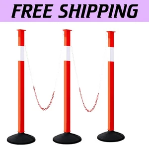 Patented Adjustable Traffic Cones: Stable, Durable & High Visibility with Chains - Picture 1 of 8