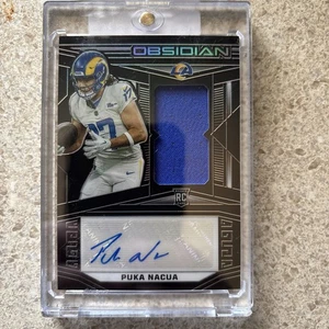 2023 Panini Obsidian - Rookie Jersey Autographs Puka Nacua #216 /199 (AU,... - Bild 1 von 3