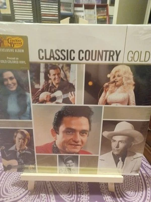 CLASSIC COUNTRY  (GOLD VINYL) w. Johnny Cash. Dolly Parton..sealed!  2 LPs - Image 1 of 4