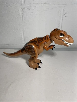LEGO Jurassic World: Tyrannosaurus Rex, marcas naranja oscuro/marrón Foto 1 de 4