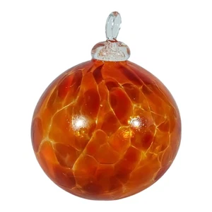 Murano Glass Bauble Xmas Christmas Decoration Ball Red 10cm - Picture 1 of 4