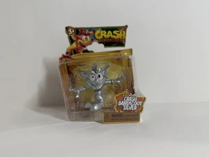 Crash Bandicoot Silver Figure Jakks Pacific 2023 Collectible Toy New Sealed - Picture 1 of 5