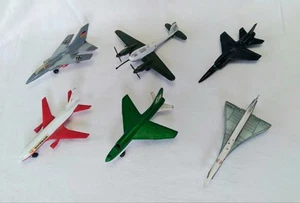 Lot 6 Vintage Lesney Matchbox Playart 1973 Airplane Jet Model Toy England DC 10 - Picture 1 of 15
