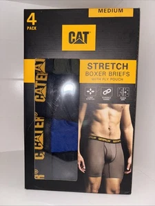 Caterpillar Boxer Briefs~ Stretch Size MEDIUM 4 pack~ 4 pair FACTORY SEALED - Picture 1 of 3
