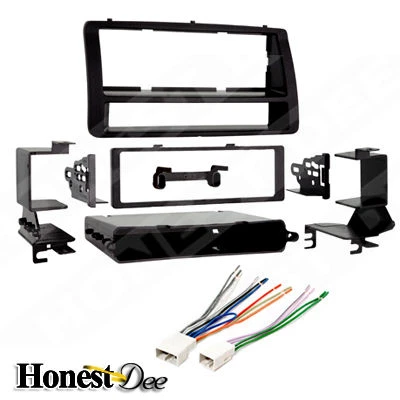 Kit de tablero y cables de instalación de radio Din simple 99-8204 para Corolla, montaje estéreo para automóvil Foto 1 de 4