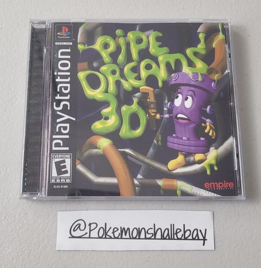 Pipe Dreams 3D - Sony Playstation 1 (PS1) Game *NTSC - W/ Manual* - Image 1 of 3