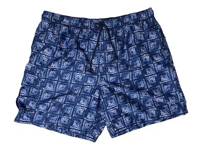 NEW Trader Bay Swim Trunks Shorts - Mens  XL 7"Ins 19"L - Blue Mesh brief 4 Pokt - Image 1 of 4