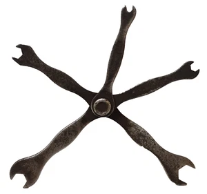 HT & S 1943 Pocket Spanners B.A 0,2,4,6,8 Spanner Vintage Bicycle Metric Vintage - Picture 1 of 10