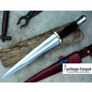 DAGGER/14 inches Long Blade hand forged Dagger/Hunting,camping,tactical,survival - Picture 1 of 8