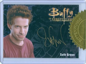 SETH GREEN "OZ GOLD AUTOGRAPH CARD" BUFFY ULTIMATE COLLECTORS SET SERIES 3 - Picture 1 of 1