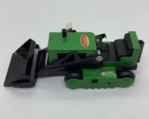 Vintage 70s Tonka Mini Front Loader Green And Black Pressed Steel - Picture 1 of 5