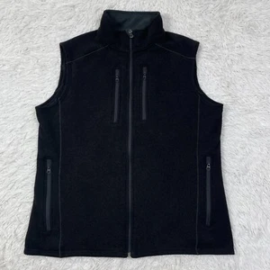 Kuhl Vest Mens XL Black Interceptr Full Zip Fleece Hiking Outdoor Men XL - Picture 1 of 15