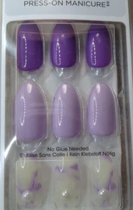 IMPRESS NAILS PRESS ON Medium  -Lilac Purple Almond shape - Picture 1 of 3