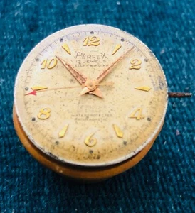 Orologio svizzero da uomo PERFEX (SAVOIA) anni '50 movimento A. Targa movimento 1351N  - Foto 1 di 3