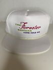 Vintage THE FORESTER SISTERS Come Hold Me White Hat Rope Cap Adjustable
