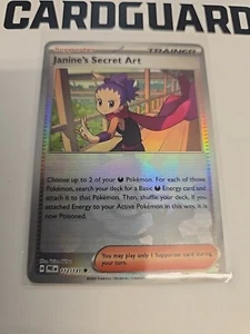 Janine's Secret Art 112/131 Poke Ball Reverse Holo Prismatic Evolutions English - Picture 1 of 4