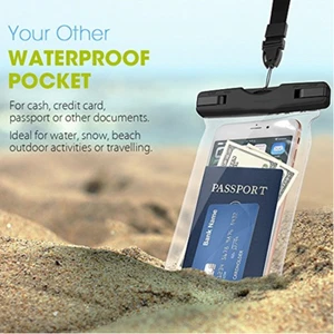 Waterproof Underwater Phone Case Dry Bags Dust Free Pouch All phones Universal - Picture 1 of 7
