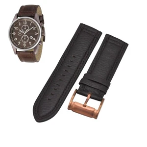 FS4309 24mm dunkelbraunes Leder Uhrenarmband für Fossil - Bild 1 von 7