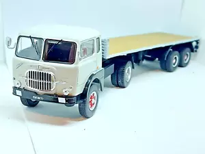 # 1/43 FIAT 682 T1 + SEMIRIMORCHIO PIANALE 2 ASSI (BATTAX/IXO) # - Foto 1 di 2