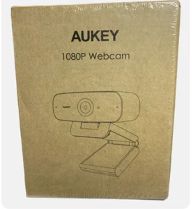 AUKEY Webcam 1080p Full HD Live Streaming Camera /Noise Reduction PC-W3 SEALED - Picture 1 of 4