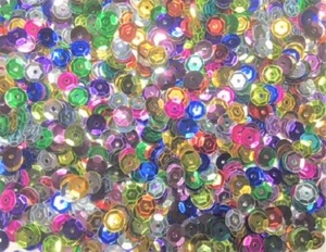 Sequins - Cups - 6mm - 20g - Approc 1000 Pieces - Choose Your Colour - Picture 1 of 25