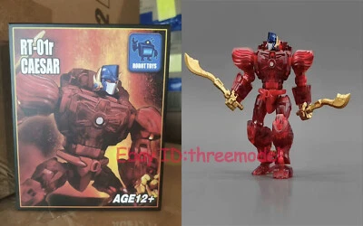Deformabl Robot Optimus Primal Maximal Caesar RT-01R Red Action Figure IN STOCK - Image 1 of 4