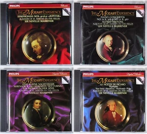 The Mozart Experience Neville Marriner Vol 1 2 4 5 CD 1986 Bundle Lot Bulk - Foto 1 di 9
