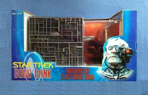 BANCO CUBO BORG CON MINIATURA EMPRESA MODELO DE EXHIBICIÓN DE NAVE ESTELAR LEER DETALLES - Imagen 1 de 4