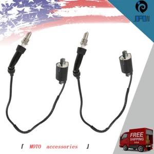 2 x Ignition Coil & Spark Plug For Suzuki Intruder 1500 VL1500 1998-2004 - Picture 1 of 14