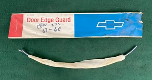 NOS 1967-1968 Impala SS Caprice 2 Door Edge Guard Set Chrome Trim GM 987307 - Picture 1 of 1