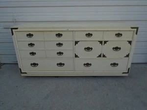 Thomasville Faux Bamboo dresser 6 drawers Huntley Campaign Regency Baby Table - Picture 1 of 13