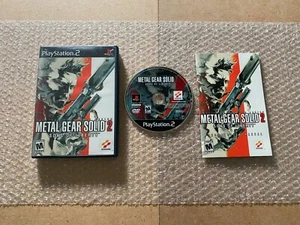 Metal Gear Solid 2: Sons of Liberty (PS2, 2001) - COMPLETE / REG CARD *TESTED - Picture 1 of 6