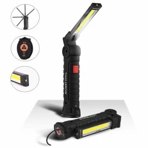 COB+LED Rechargeable Magnetic Torch Flexible Inspection Lamp Cordless Worklight - Picture 1 of 4