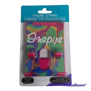 Soporte para teléfono trípode ángulo ajustable teléfono inteligente compatible psicodélico Inspiración  - Imagen 1 de 9