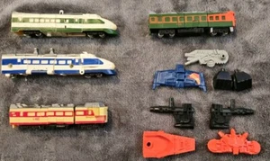 Rare G1 Takara Transformers Zone Box Trainbot Raiden Partial Set - Picture 1 of 16