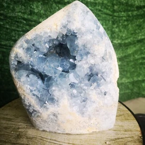 11.99LB Natural Beautiful Blue Celestite Crystal Geode Cave Mineral Specim 5450g - Picture 1 of 12