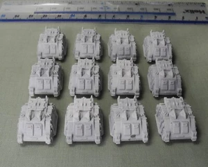 12 TANQUES RINOCERONTES épicos de plástico imperiales marines espaciales tanque ejército rinocerontes años 90 PF4 - Imagen 1 de 3