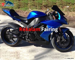 Cubierta de carenados del mercado de accesorios azul negro para ZX-10R 2008 2010 ZX10R 08 09 10 - Imagen 1 de 1